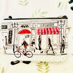 💄💋Paris Fashion Silver Sparkling Makeup Bag 💋💄